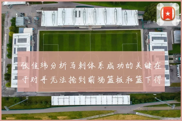 张佳玮分析马刺体系成功的关键在于对手无法抢到前场篮板和篮下得分困难